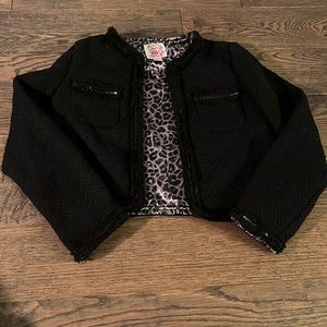 Girls Dressy L Black Jacket